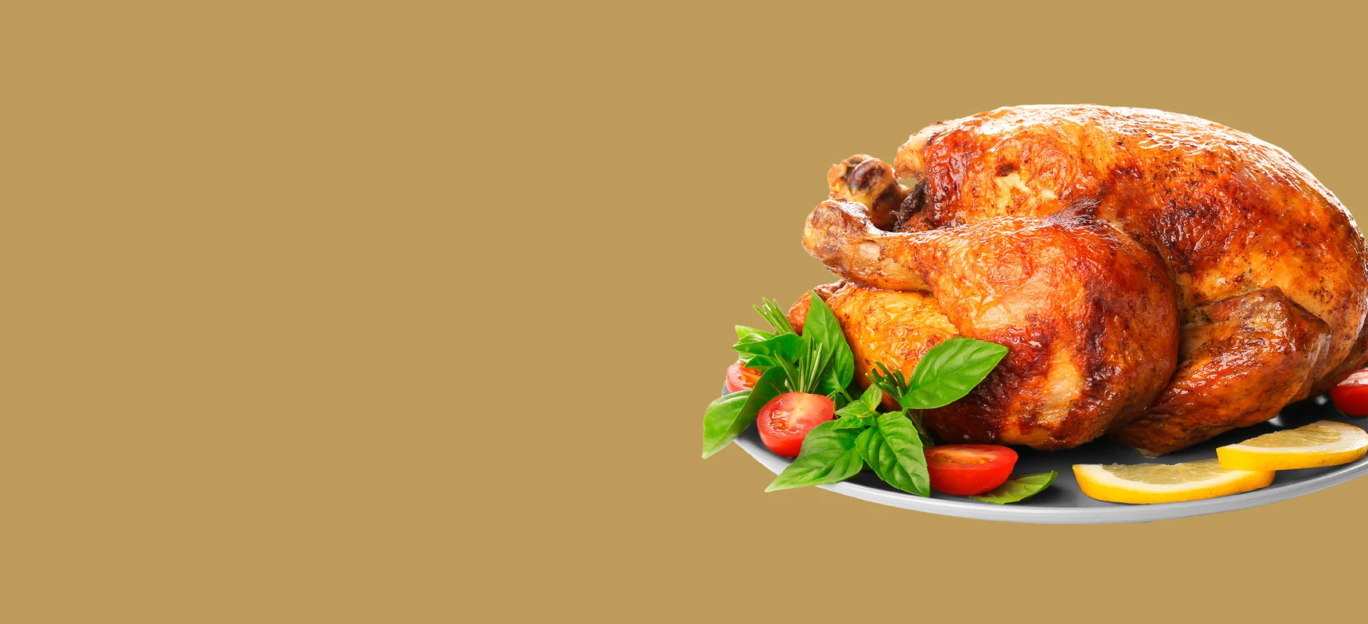 Pollo asado con vegetales, fotografía comercial de Purolomo